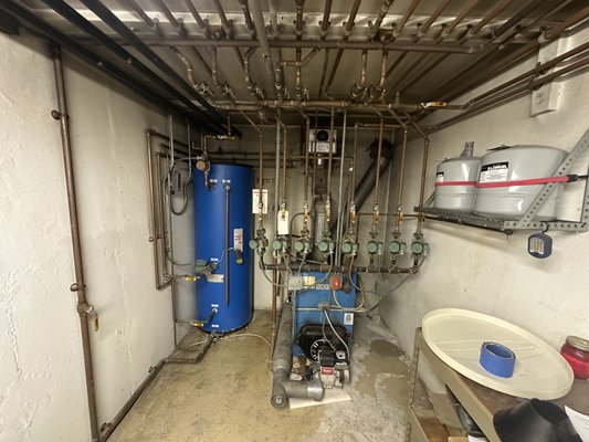 Boiler Swap - Trust SOS Plumbing & Heating for expert boiler and water heater repair or replacement. Check out one of our recent projects in the photos — quality work, done right, every time!