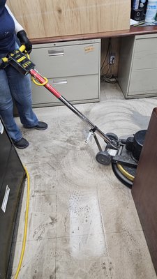 Floor Scrub and Wax - We remove old wax and replace it with new shinny looking floor wax Floor Scrub and Wax - We remove old wax and replace it with new shinny looking floor wax