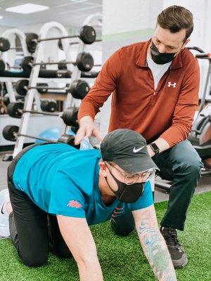 Lower Back Pain Workshop - A group of motivated active individuals attended this Lower Back Pain Workshop, hosted by AJ Kimmich PT,DPT and Pinnacle Performance & Wellness. These individuals were educated on lower back pain mobility, core bracing, and how to pair the two while squatting and deadlifting. Everyone left feeling confident in their movements and had less pain than when they arrived. To learn how this is possible for yourself call the number and schedule an evaluation today!
