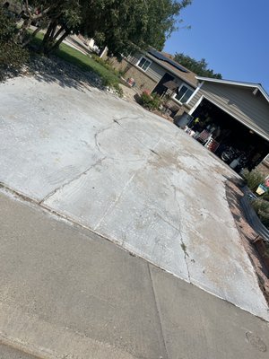 Concrete drive ways - This project was completely ruined after someone came in and mixed concrete bags on their driveway and layered it on with a broom such a shame how such good people can be taken!…….. not to fear your trustworthy contractor Vince is here On site home improvement LLC has been established since 1947 and all of our work has been based on word of mouth until we decided to advertise, we have plenty of happy customers who have had bad experiences & even worse projects they’ve dealt with over the years, give em a call! Ask them what they think! They are happier than ever with our workmanship! Give us a go be a happy client!