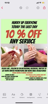 Promotions - Full spa service Promotions - Full spa service