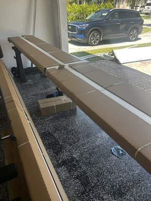 New garage door installation - New garage door installation