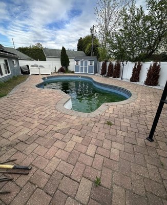 Pool Patios! - XL Alpine Contemporary Smooth 'Oceanic Blue' and Raven border! Contact us for a free estimate today! Pool Patios! - XL Alpine Contemporary Smooth 'Oceanic Blue' and Raven border! Contact us for a free estimate today!