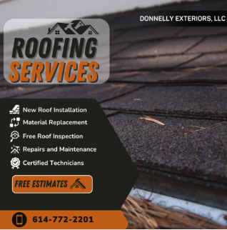 Roofing Services - A professionally installed and well-maintained roof is crucial to protecting your home from the elements while enhancing energy efficiency and overall comfort. At Donnelly Exteriors, LLC, we specialize in delivering high-quality roofing solutions designed to keep your home leak-proof, structurally sound, and energy-efficient for years to come.
Our skilled team uses top-grade materials and industry-leading techniques to ensure your roof provides maximum durability and performance. Whether you need a new roof, repairs, or maintenance, we are committed to meeting your needs with precision and care.
Contact us today to schedule a free roofing estimate. Trust Donnelly Exteriors, LLC to provide the reliable and professional roofing services your home deserves. Roofing Services - A professionally installed and well-maintained roof is crucial to protecting your home from the elements while enhancing energy efficiency and overall comfort. At Donnelly Exteriors, LLC, we specialize in delivering high-quality roofing solutions designed to keep your home leak-proof, structurally sound, and energy-efficient for years to come.
Our skilled team uses top-grade materials and industry-leading techniques to ensure your roof provides maximum durability and performance. Whether you need a new roof, repairs, or maintenance, we are committed to meeting your needs with precision and care.
Contact us today to schedule a free roofing estimate. Trust Donnelly Exteriors, LLC to provide the reliable and professional roofing services your home deserves.