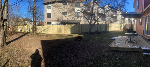 New fence installation - This was for a commercial property. This fence was old and needed replaced. New fence installation - This was for a commercial property. This fence was old and needed replaced.