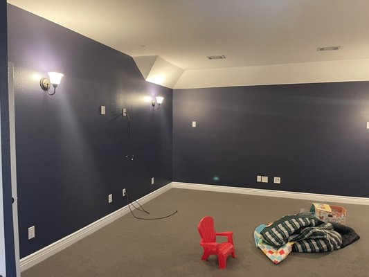 A couple rooms painted on this project! - A couple rooms painted on this project! Check out the unique color choices 🙂