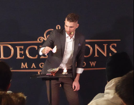 Dinner Magic Show - Deceptions is Milwaukee’s only dinner theatre magic show. Guests will enjoy a three-course meal by The Social American Tavern. Following dinner, guests will experience “Deceptions”. This fast paced show is combines modern magic/mentalism with dry, sarcastic and edgy humor.