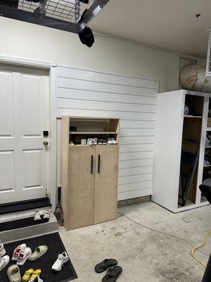 Slatwall Orinda - This project transformed some dated and damaged wire racks with a fully customizable slatwall storage system. It looks great and is versatile enough to store everything in your garage.
Call me for a quote. 510-552-3889 Slatwall Orinda - This project transformed some dated and damaged wire racks with a fully customizable slatwall storage system. It looks great and is versatile enough to store everything in your garage.
Call me for a quote. 510-552-3889