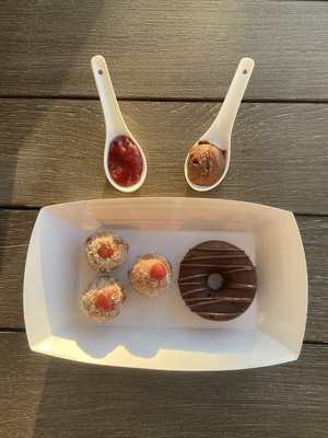 Summer 2024 Cooking Class 1: Donut Shop - Summer 2024 Cooking Class 1: Donut Shop. We made baked chocolate donuts, baked donut holes, strawberry jam and hazelnut spread. Summer 2024 Cooking Class 1: Donut Shop - Summer 2024 Cooking Class 1: Donut Shop. We made baked chocolate donuts, baked donut holes, strawberry jam and hazelnut spread.