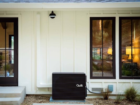Heat pump system with recessed ceiling cassettes - We installed a high efficiency multi-zone Mitsubishi system with recessed ceiling cassettes.
