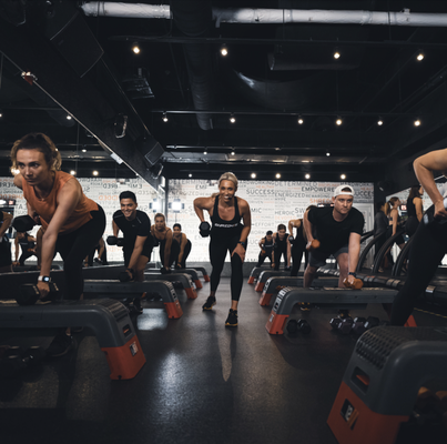 Our Classes - Shred415’s signature class is based on four, fifteen minute segments, alternating between treadmill drills and strength training, plus onsite childcare. In every class, you’ll always do an equal amount of strength and cardio. You’ll select your weights and set your speed on the treadmill, and your instructor will challenge you to work up to your next level—at a pace that works for you. Be sure to check out some of our additional class formats on our schedule. Our Classes - Shred415’s signature class is based on four, fifteen minute segments, alternating between treadmill drills and strength training, plus onsite childcare. In every class, you’ll always do an equal amount of strength and cardio. You’ll select your weights and set your speed on the treadmill, and your instructor will challenge you to work up to your next level—at a pace that works for you. Be sure to check out some of our additional class formats on our schedule.