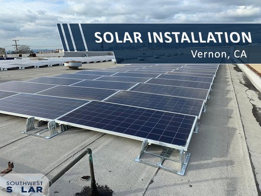 Industrial Warehouse Installation with Flat Roof Mount in Vernon, CA - Beautiful Solar System Industrial Warehouse installation @ Vernon , CA. Call the experts! Industrial Warehouse Installation with Flat Roof Mount in Vernon, CA - Beautiful Solar System Industrial Warehouse installation @ Vernon , CA. Call the experts!