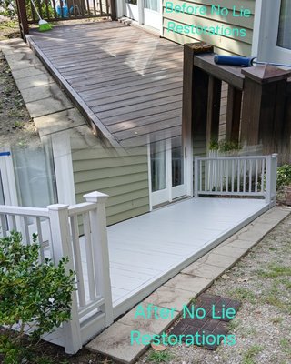 Deck Staining 2025 - This project consisted of prepping and Staining a group of decks at a awesome Bed and Breakfast. The decks were worn and needed attention. After a little work and some high end stain we had them looking new and improved.