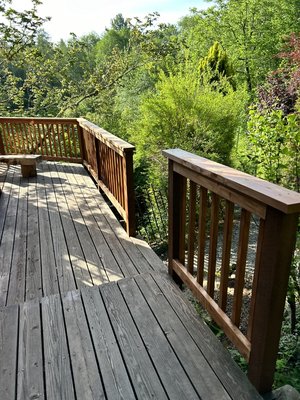 New cedar handrail build and stain - Removed existing handrails and built new cedar handrails and stained. New cedar handrail build and stain - Removed existing handrails and built new cedar handrails and stained.