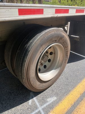 on the road - 24hr roadside Tire Assistance, for lite and heavy trucks. Or feel free to pull up at our location, for cars or trucks, we do it all...Tire change, Flat Repairs, and sales...
