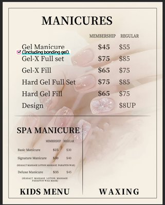 Menu - Welcome to visit our nail salon. We will treat every guest warmly. Menu - Welcome to visit our nail salon. We will treat every guest warmly.