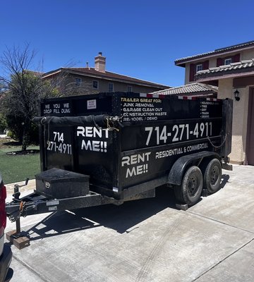 Dump Trailer Rentals - Aside from dumpster rentals we also offer 10 and 15 heavy duty dump trailer rentals for all your needs. Call us today and schedule a pickup for the Riverside County area