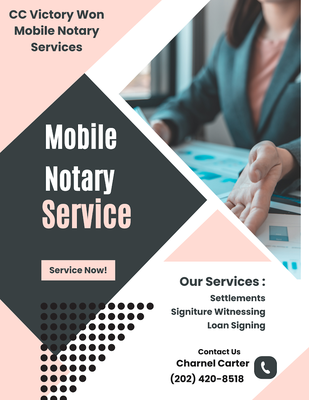 Mobile Notary Services - Professional notary at your doorstep! Any document, any time. I travel to you for fast, secure, and convenient notarizations. Serving Frederick and nearby communities with reliable, friendly service. Mobile Notary Services - Professional notary at your doorstep! Any document, any time. I travel to you for fast, secure, and convenient notarizations. Serving Frederick and nearby communities with reliable, friendly service.