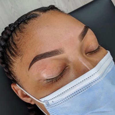 Eyebrow Henna (Glaze) - What is it?: Also known as henna, this all natural dye will create an illusion of depth and fullness in the brow. Henna promotes growth, strengthens and restores the natural hairs.
Who is it good for?: Anyone looking to the improve the overall look of their brows without committing to permanent makeup. Also great for guests with blonde, sparse brows wanting a more dense brow look.
How long does it last?: This will depend on your skin type and lifestyle. With proper aftercare, it can last up to 10 days on the skin and 4 - 6 weeks on the hair! Eyebrow Henna (Glaze) - What is it?: Also known as henna, this all natural dye will create an illusion of depth and fullness in the brow. Henna promotes growth, strengthens and restores the natural hairs.
Who is it good for?: Anyone looking to the improve the overall look of their brows without committing to permanent makeup. Also great for guests with blonde, sparse brows wanting a more dense brow look.
How long does it last?: This will depend on your skin type and lifestyle. With proper aftercare, it can last up to 10 days on the skin and 4 - 6 weeks on the hair!