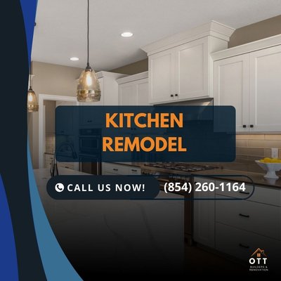 Kitchen Remodel - At OTT Construction, we design and build high quality ADUs and home additions that transform the way homeowners live and invest in their property. Whether you are expanding for family, creating a private guest suite, or building an income producing rental unit, our team delivers solutions that are practical, beautiful, and built to last.

From the initial planning phase through permits, construction, and final finishes, we manage every step with precision and professionalism. Our clients appreciate the clarity we bring to the process, including realistic timelines, detailed project management, and consistent communication from start to finish.

We specialize in ground up ADU construction, garage conversions, detached units, and seamless home additions that blend naturally with the existing structure. Every project is tailored to the architectural style of the home and the specific needs of the homeowner. Structural integrity, energy efficiency, and modern design standards are always a priority.

Serving Charleston and the surrounding communities, OTT Construction is known for delivering clean execution, strong craftsmanship, and results that increase both property value and usable living space. Our team understands local regulations, zoning requirements, and construction standards, allowing us to move projects forward smoothly and efficiently.

If you are considering adding square footage or building an ADU, OTT Construction provides the experience, organization, and attention to detail needed to turn your vision into a high performing, long term investment.