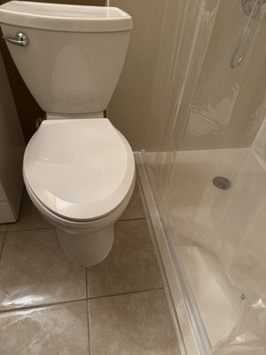 New Toilet install - Customer called us out to install new toilet in home.