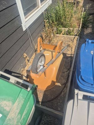 Garden Bed Removal - We removed a old garden bed from a customer's property Garden Bed Removal - We removed a old garden bed from a customer's property