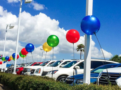 Balloons - Large Medium and small balloons, perfect for grabbing the attention of prospective customers!