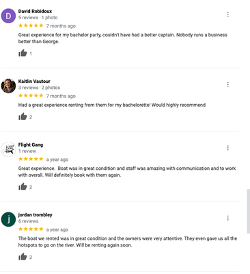 Reviews - Take a look at people have to say about my business Reviews - Take a look at people have to say about my business