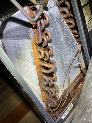 Installed new 3 ton evaporator coil - Replaced evaporator coil due to refrigerant leak