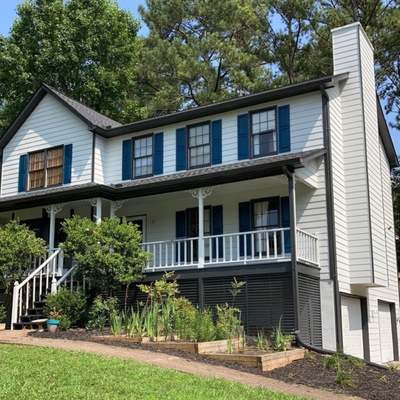 Siding Replacement - Atlanta Metro Area - Nelson Exteriors completed a full siding replacement on this Metro Atlanta home using durable HardiePlank fiber cement siding. The upgrade enhanced curb appeal, improved energy efficiency, and provided long-lasting weather protection. This exterior remodel reflects our commitment to expert craftsmanship and stress-free home improvement. Siding Replacement - Atlanta Metro Area - Nelson Exteriors completed a full siding replacement on this Metro Atlanta home using durable HardiePlank fiber cement siding. The upgrade enhanced curb appeal, improved energy efficiency, and provided long-lasting weather protection. This exterior remodel reflects our commitment to expert craftsmanship and stress-free home improvement.