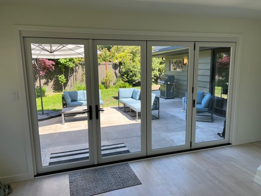 Bi-Folding Doors - Marvin Infinity Fiberglass Bi-Folding Doors. Bi-Folding Doors - Marvin Infinity Fiberglass Bi-Folding Doors.