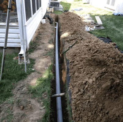 Drainage Solutions - Done Right Landscapes: Your Trusted Source for Professional Drainage Solutions Solve water runoff and drainage issues with Done Right Landscapes’ top-quality drainage solutions. Our experienced team ensures your property’s landscape is not only beautiful but also well-protected from water damage. Our expert team at Done Right Landscapes℠ has a reputation for handling even the toughest drainage problems throughout St. Louis, St. Charles, and Chesterfield MO. Proper drainage is a crucial element of a landscaping project and sometimes,
a French drain or land grading may not be the solution to your problem. After a first consultation, our guarantee is to come up with the best plan for your draining problems, promising that it will not only be functional but also in harmony with your yard’s aesthetics. So call our erosion control consultants now and let us provide you with drainage solutions in St Louis MO that will leave you enjoying your beautiful landscape in no time!