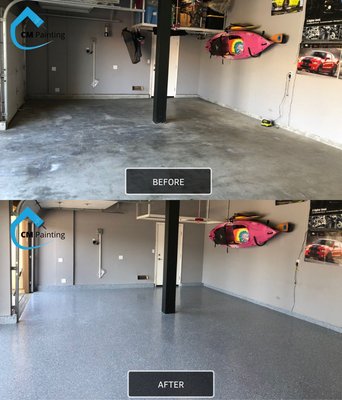 Garage Floor Epoxy Coating - “We specialize in epoxy garage floors. Our projects include transforming plain or stained concrete into clean, durable, and modern-looking surfaces. With epoxy coatings, the floors are resistant to stains, chemicals, and everyday wear. Homeowners love how epoxy not only strengthens the surface but also gives the garage a polished, showroom-style finish.” Garage Floor Epoxy Coating - “We specialize in epoxy garage floors. Our projects include transforming plain or stained concrete into clean, durable, and modern-looking surfaces. With epoxy coatings, the floors are resistant to stains, chemicals, and everyday wear. Homeowners love how epoxy not only strengthens the surface but also gives the garage a polished, showroom-style finish.”