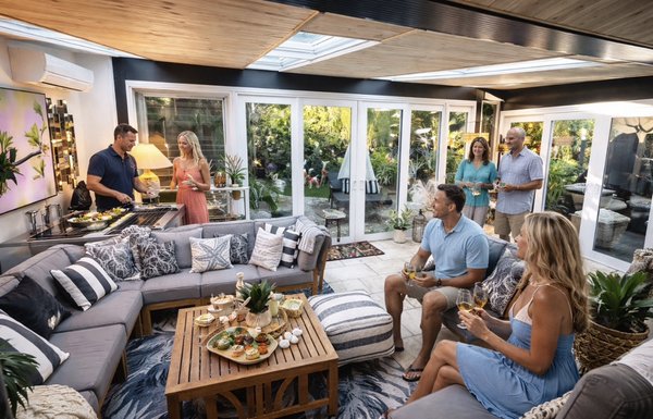 Patio Enclosure with skylights - Florida homeowners are upgrading their screened patios with air conditioned patio enclosures Patio Enclosure with skylights - Florida homeowners are upgrading their screened patios with air conditioned patio enclosures