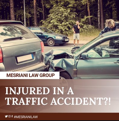 Personal Injury Attorney - Personal Injury accidents occur as a result of unsafe conditions and behaviors, along with a lack of safety awareness. Illustrated above are several cases of why these accidents occur. Mesriani Law Group is here to represent ou because you don’t have to deal with your injury alone! Call us now at (310) 826-6300 for a free case evaluation!
