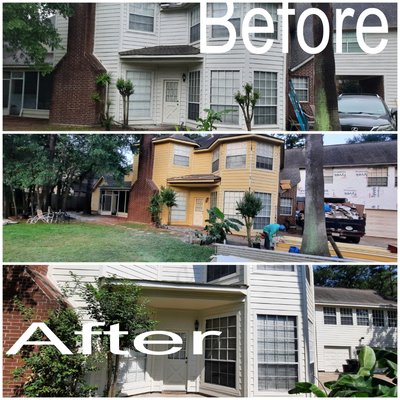 Installation of hardie plank siding and painting - We provide the best material for our customers' homes . Installation of hardie plank siding and painting - We provide the best material for our customers' homes .