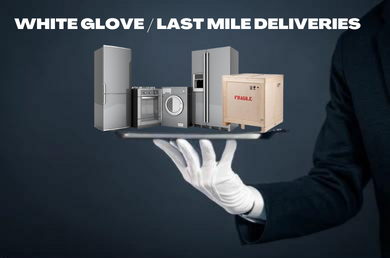WHITE GLOVE/ TRANSPORTATION DELIVERIES - Partner with the final mile carrier that the biggest brands use Go Movers is a final mile carrier that enhances your brand's customer experience while also reducing delivery-related costs. We professionally manage your delivery for careful, secure, and fast loading and transport from start to finish with our white glove service. WHITE GLOVE/ TRANSPORTATION DELIVERIES - Partner with the final mile carrier that the biggest brands use Go Movers is a final mile carrier that enhances your brand's customer experience while also reducing delivery-related costs. We professionally manage your delivery for careful, secure, and fast loading and transport from start to finish with our white glove service.