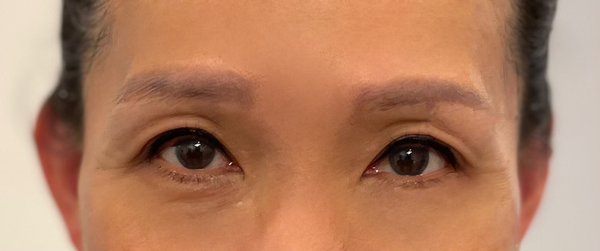 Upper lash line tattoo. - One time touch up , permanent makeup. Upper lash line tattoo. - One time touch up , permanent makeup.