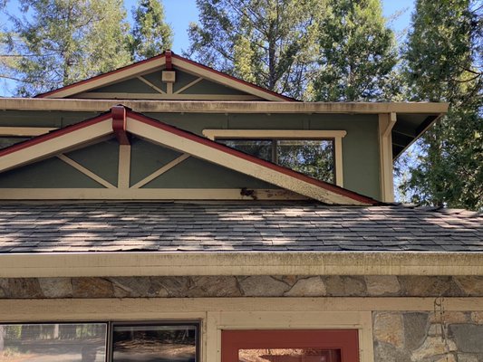 Gutter Cleaning - Gutters had accumulated Dirt and Moss and we washed it away leaving a clean painted surface so this home could be even more beautiful and inviting. Gutter Cleaning - Gutters had accumulated Dirt and Moss and we washed it away leaving a clean painted surface so this home could be even more beautiful and inviting.