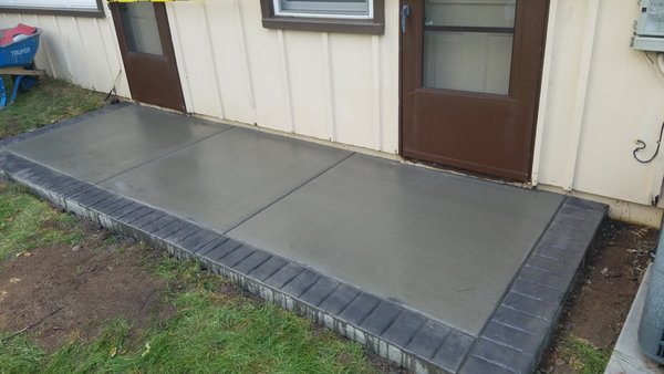 concrete patio - concrete patio/landings concrete patio - concrete patio/landings