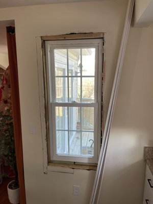 Patch and Trim behind previous contractor. - Patch and install of trim.