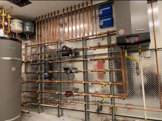 Boiler 155,000 BTU Install - Connor Grant with Flow Masters Plumbing, Inc in Daly City, CA
Boiler and Indirect Storage Tank
Lochinvar 155,000 BTU Knight boiler feeding 6,500 sf of indirect radiant heat and 100g indirect Squire storage tank . Boiler 155,000 BTU Install - Connor Grant with Flow Masters Plumbing, Inc in Daly City, CA
Boiler and Indirect Storage Tank
Lochinvar 155,000 BTU Knight boiler feeding 6,500 sf of indirect radiant heat and 100g indirect Squire storage tank .