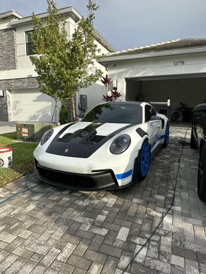 Porsche GT3RS - This GT3RS came to us after an extremely long track day for a much needed full detail. We removed all of the rubber all over the car and got it back to that showroom finish!