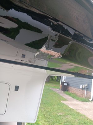 Mobile RV Exterior Fiberglass Repair - We offer mobile RV fiberglass repairs, with color match Mobile RV Exterior Fiberglass Repair - We offer mobile RV fiberglass repairs, with color match