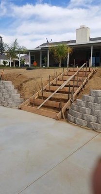steps - Nice stamep,coloered and sealed steps steps - Nice stamep,coloered and sealed steps