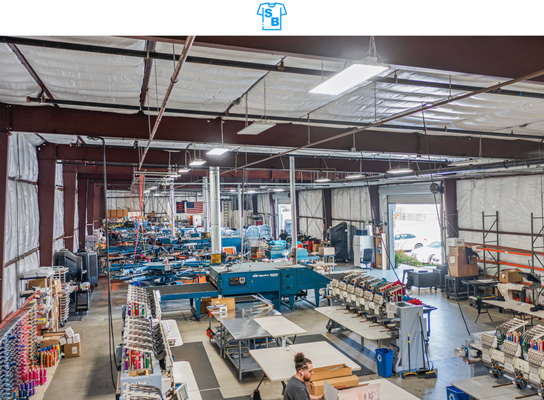 Our Facility - We screen print and embroider for clothing brands, businesses, and artists! These are photos of our facility. Our Facility - We screen print and embroider for clothing brands, businesses, and artists! These are photos of our facility.