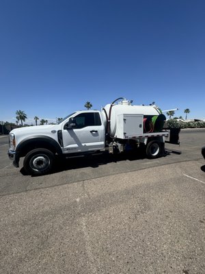 Tanks built - These trucks were built here at Tank World.  We do it all here from the ground up.  Built on site.