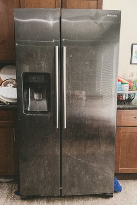 Before and After Cleaning - This 2 bed, 2 bath home got a proper refresh.
We worked on the whole house but these are some of the standout cleans. First, we deep cleaned the shower floor. You’ll see the before photo with grime and buildup, and the after shot shows tiles that look clean and renewed. We also cleaned the fridge exterior. It went from visibly dirty to polished and spotless.
All done by Impeccable Mission Crew using non-toxic, child-, and pet-safe products. Before and After Cleaning - This 2 bed, 2 bath home got a proper refresh.
We worked on the whole house but these are some of the standout cleans. First, we deep cleaned the shower floor. You’ll see the before photo with grime and buildup, and the after shot shows tiles that look clean and renewed. We also cleaned the fridge exterior. It went from visibly dirty to polished and spotless.
All done by Impeccable Mission Crew using non-toxic, child-, and pet-safe products.