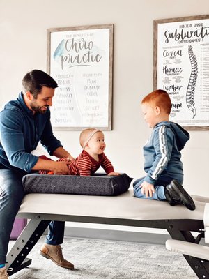 Pediatric Care - The birth process puts an enormous amount of pressure on babies’ tiny structures, resulting in misalignments and trauma to the nervous system. By adjusting newborns, we can help remove these misalignments before they have a chance to cause health and functional issues.
As Pediatric Experience (PX) providers, we care for kids of all ages with any type of condition, including: Torticollis, Difficulty latching, Constipation, Ear infections, Sleep problems, Colic, Asthma, Reflux, Allergies, Bedwetting, Headaches, Anxiety, Stress, Depression, Attention disorders & Behavioral issues. Pediatric Care - The birth process puts an enormous amount of pressure on babies’ tiny structures, resulting in misalignments and trauma to the nervous system. By adjusting newborns, we can help remove these misalignments before they have a chance to cause health and functional issues.
As Pediatric Experience (PX) providers, we care for kids of all ages with any type of condition, including: Torticollis, Difficulty latching, Constipation, Ear infections, Sleep problems, Colic, Asthma, Reflux, Allergies, Bedwetting, Headaches, Anxiety, Stress, Depression, Attention disorders & Behavioral issues.