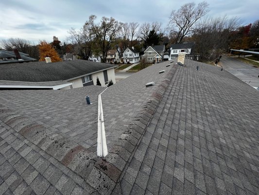 Dundee- Happy hollow District Reroof - Homeowner Called us because she was seeing Ice dams in the winter and was considering heat tape.
After inspection we noticed roof was covered with both hail and wind damage, Homeowner was told to consider filing storm claim.
Carrier Agreed on storm damage and covered a full replacement of both roof & Gutter systems! Dundee- Happy hollow District Reroof - Homeowner Called us because she was seeing Ice dams in the winter and was considering heat tape.
After inspection we noticed roof was covered with both hail and wind damage, Homeowner was told to consider filing storm claim.
Carrier Agreed on storm damage and covered a full replacement of both roof & Gutter systems!